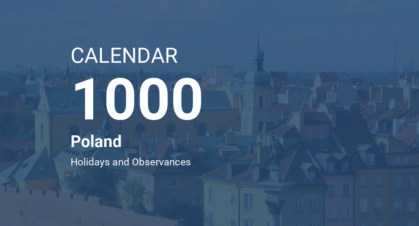 Year 1000  Calendar  Poland